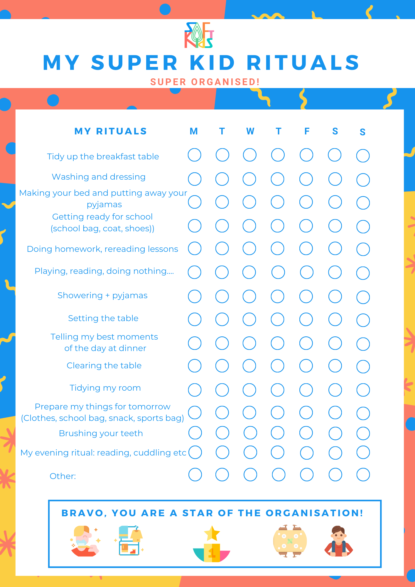 My super kid rituals