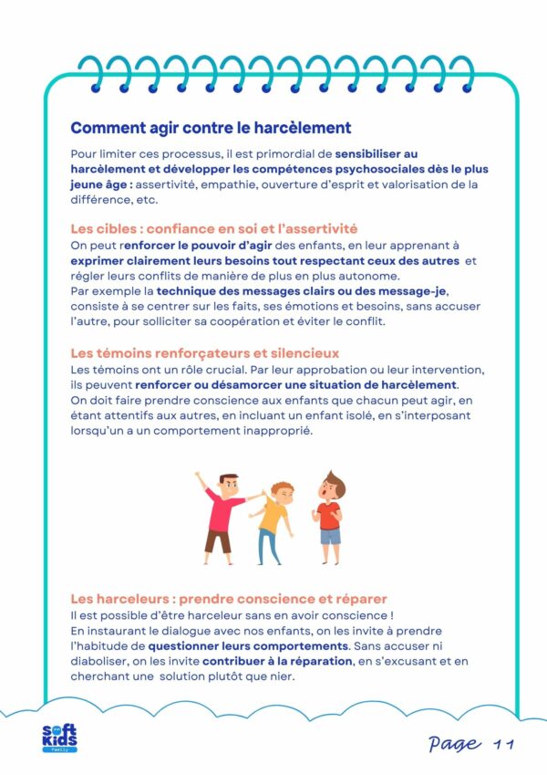 kit harcèlement 6-9 ans - livret parent