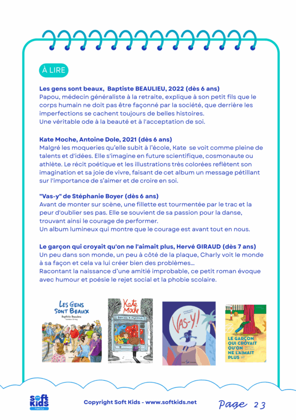 kit confiance en soi - livres