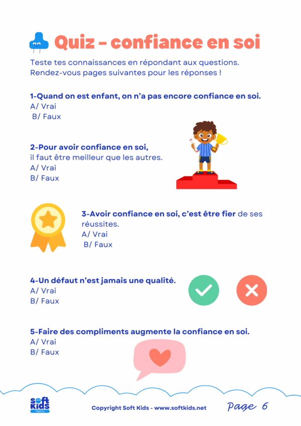 kit confiance en soi - quiz