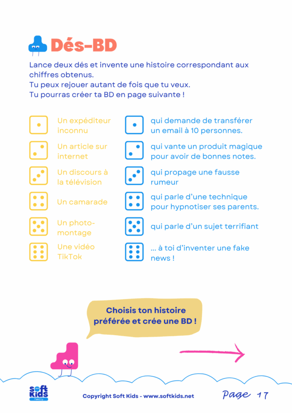 Kit Pensée critique_11-15 ans - jeu de dé