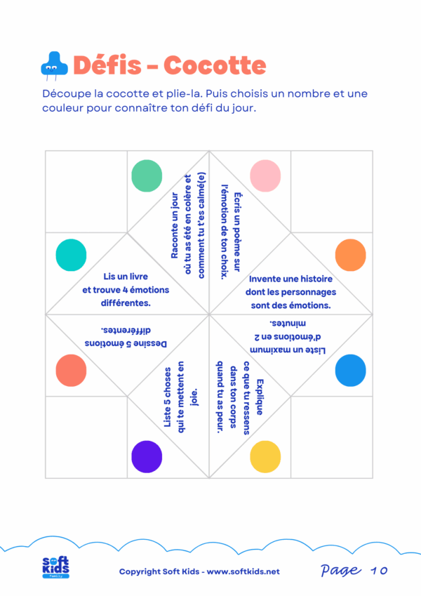 kit emotions 11-15ans cocotte