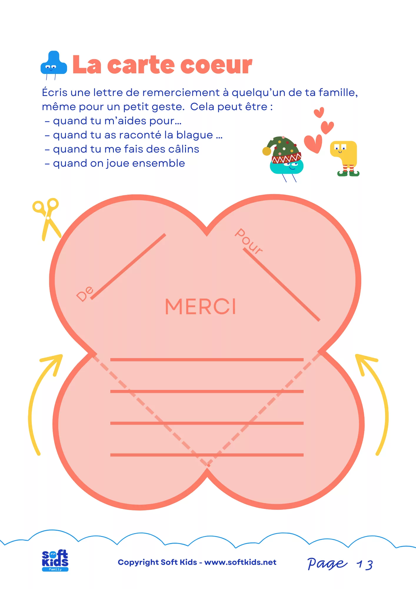 Kit Noël - carte gratitude