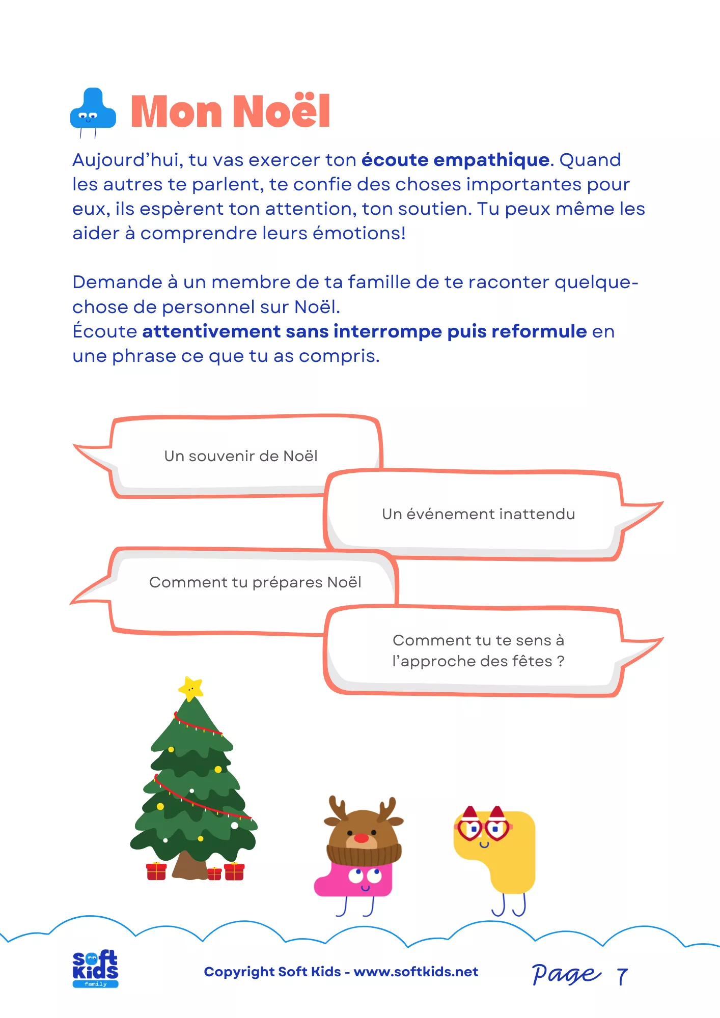 Kit Noël - activité d'écoute empathique